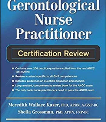 خرید ایبوک Gerontological Nurse Practitioner Certification Review دانلود کتاب تجدید نظر گواهینامه پرستار جراح متخصص کتاب از امازون